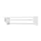 Alaterre Furniture Dover 27" W Bathroom Shelf with 2 Towel Rods ANDO74WH - alternate 7
